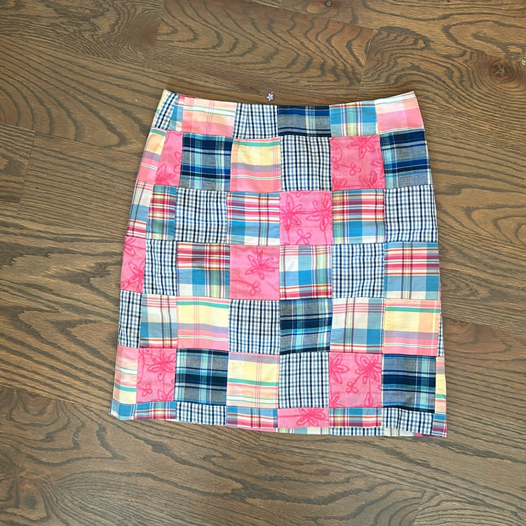 Vintage Lilly Pulitzer Patchwork Skirt Size 2